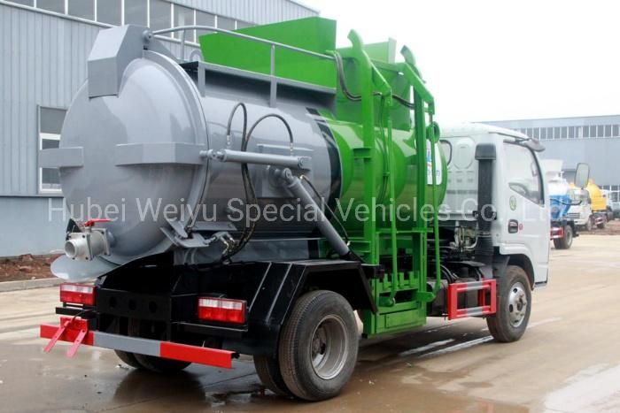 Dongfeng 5m3/5cbm/5000liters Trashmaster Kitchen Garbage Refuse Collector Truck