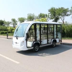 Battery Powered 11 Seats Bus with Ce Certification