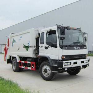 Isuzu 12 Cubic Meters Compression Garbage Truck