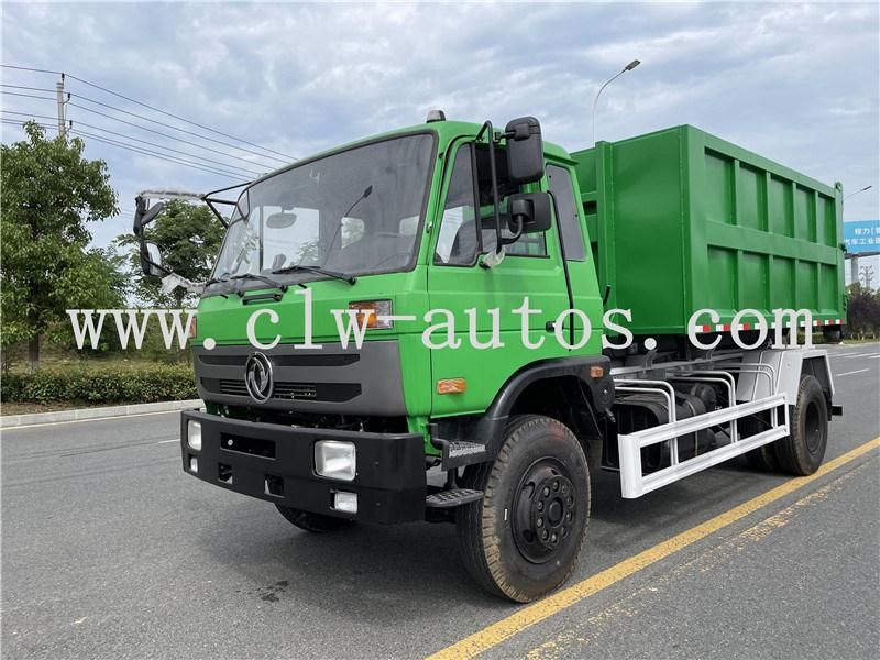 Sinotruk 4X2 10 Tons Hydralic Garbage Truck Used Hook Lift Garbage Dump Waste Collection Truck