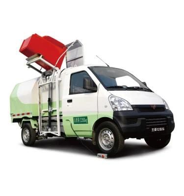 Mini Sanitary Vehicle High Speed Sweeper Flusher Trash Can Loader Garbage Truck