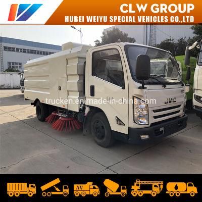 Jmc Cheap 4 Brushes Diesel Engine Vacuum Road Sweeper Cleaning Truck, Small 4X2 Road Sweeper Street Sweeper Truck