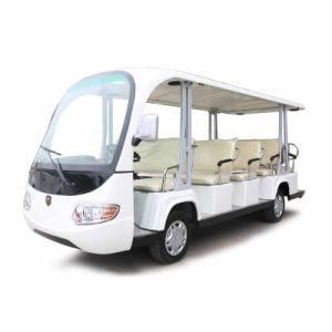 New Design Sightseeing Bus with 14 Seats Rechargeable Electric Tourist Car (DN-14G)