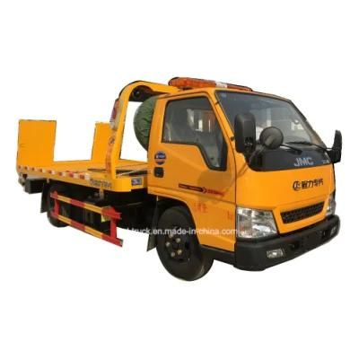 Jmc 4X2 Type 3mt Flatbed Wrecker Truck