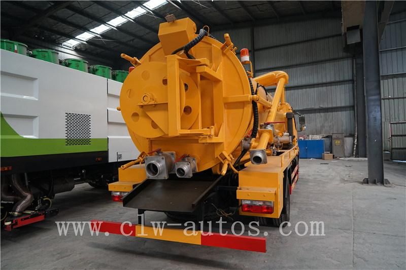 Dongfeng 4X2 Duolika Sewer Suction and High Pressure Cleaning Truck