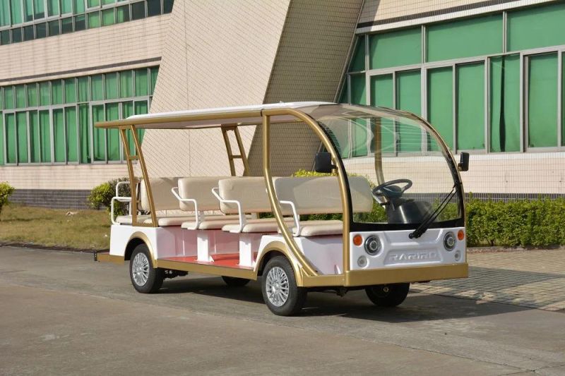 Convenient 14 Person Battery Driven Electric Golf Touring Bus