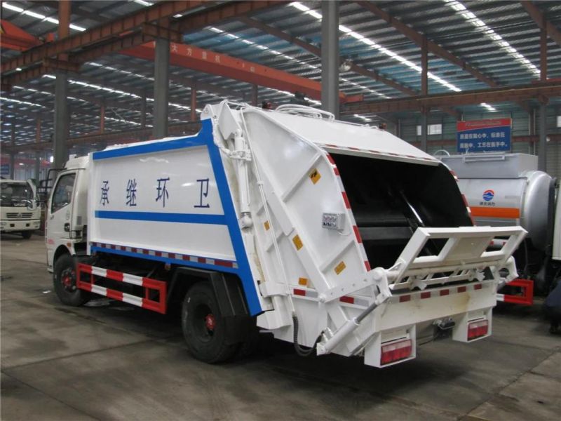 Frika 4X2 8cbm Garbage Waste Refuse Compactor Truck for Salewith PLC Control System