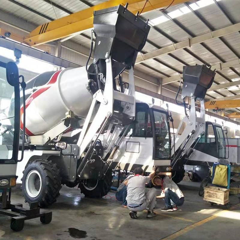 Hot Sale 4cm Concrete Mixer Truck Self Loading Concrete Mixer Machine Self Feed