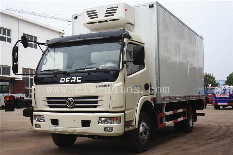 Dongfeng 4*2 Model 5tons Small Seafood Refrigerated Transport Delivery and Cooler Freezer Refrigerator Van Truck