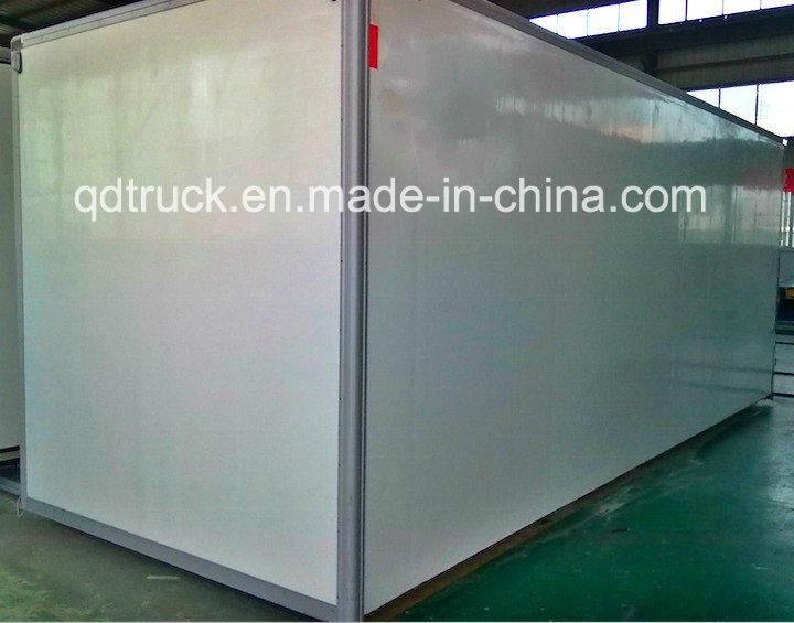 High quality freezer truck body/ Corrugated aluminium floor/ FRP XPS Insulated Panel box