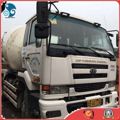 Clean 8m3 Mixing Drum Used Nissan Concrete Mixer Truck From Japan