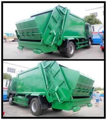 HOWO 10cbm 15cbm Compression Garbage Truck