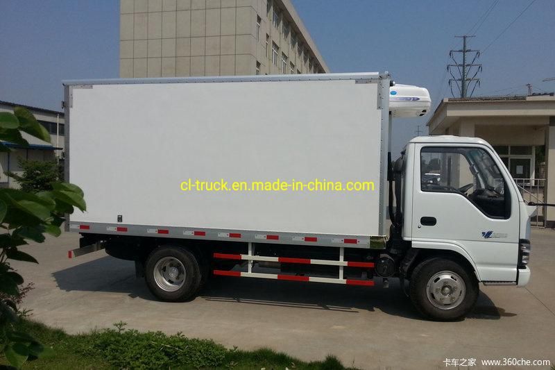 Isuzu 600p Euro 4 Euro 5 Emission 120HP 5 Ton Refrigerated Truck for Sale