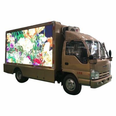 Isuzu Good Quality Mini P4 P5 P6 Full Color Mobile LED Advertising Truck Price for Sale