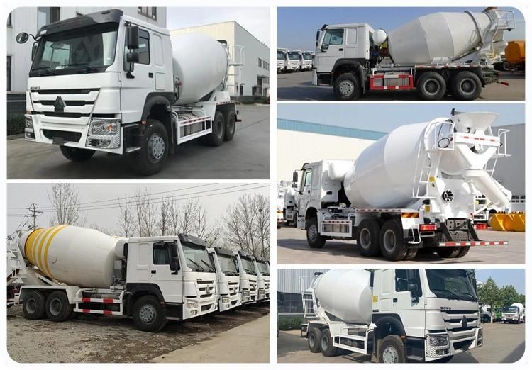 New Sinotruk Shacman 6X4 8m3 9m3 10 Cubic Concrete Pump Cement Mixer Self Loading Concrete Mixer Truck and HOWO Used Concrete Mixer Truck for Sale