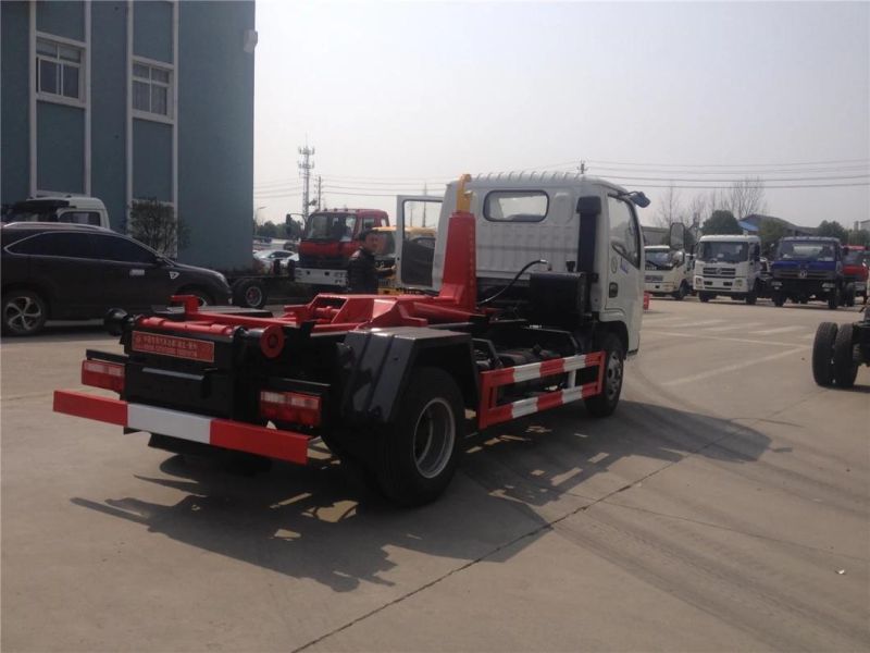 Factory Supplied 4X2 5 Ton Hook Lift Garbage Truck