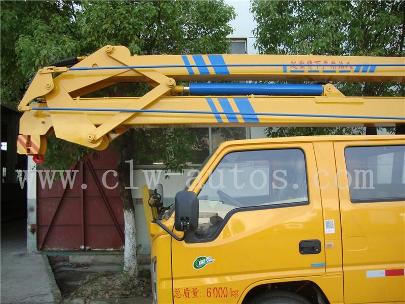 New Model Jmc 18m Hydraulic Truck Mounted Aerial Work Platform with Folding Arm Truck