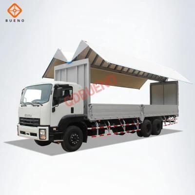 China Customized Bueno Hot Sale CKD Aluminum Wing Opening Truck Body for Semi-Trailer Truck