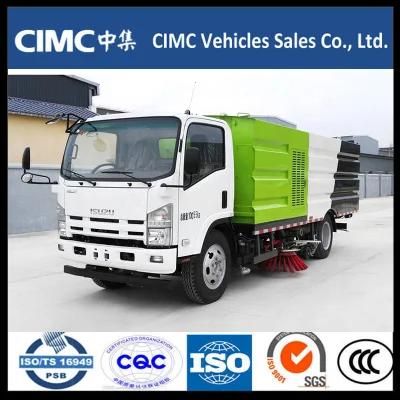 Isuzu Nqr Customized Truck Lorry Road Washing Sweeper 3cbm 5cbm 6cbm