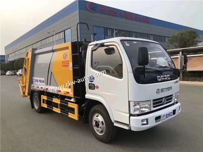 6m3 Compression Garbage Trucks Hydraulic Garbage Compactor Waste Management Truck