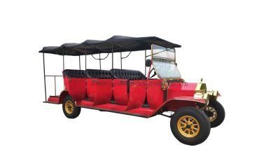 CE Approved Classic Sightseeing Vintage Car Electric Tourist Club Car for Sale