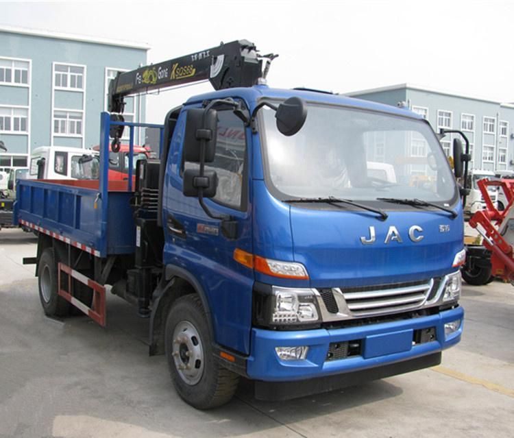 JAC 4X2 Used 3 Ton Crane Truck for Sale with Factory Price