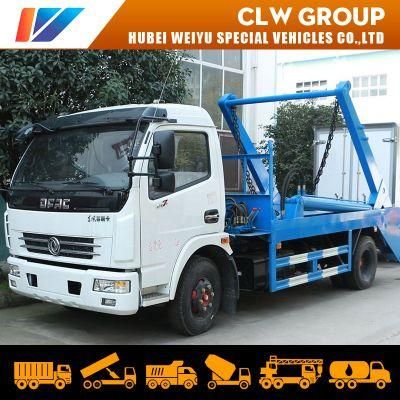 Dongfeng 4X2 5m3 5cbm Swing Arm Garbage Collection Truck for Waste Disposal