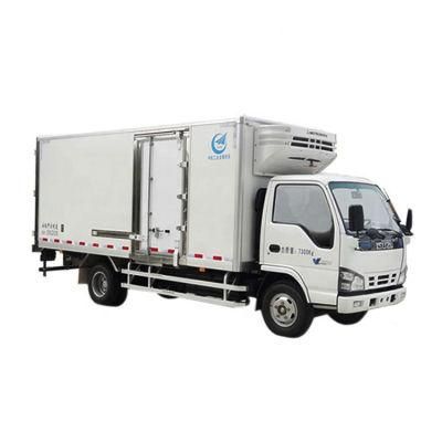 Good Quality Japan 4X2 Small 5tons 6tons Isuzu 600p Freezer Refrigerated Tank Truck