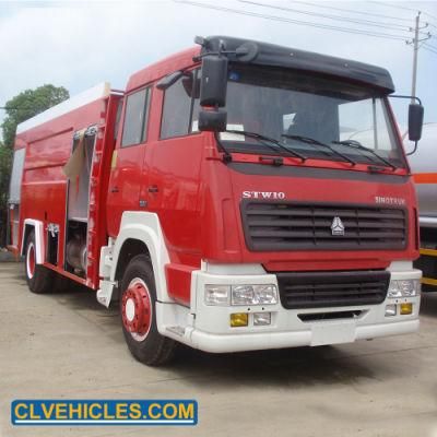 HOWO 4*2 210HP 8000L Water Tank Fire Fighting Truck