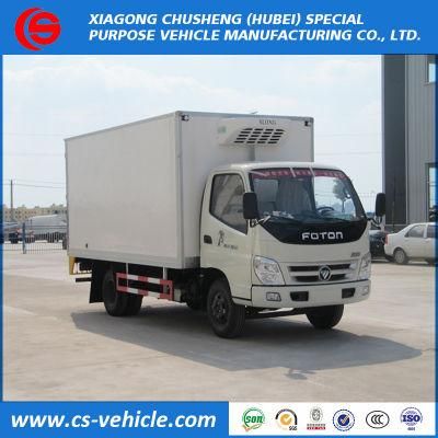 Factory Price 5tons Mobile Freezer Cargo Van Refrigerator Truck for Ice Cream