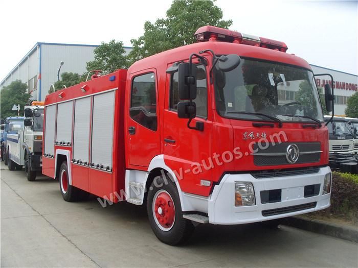 Dongfeng 4X2 4m3 Water & 2m3 Foam Tanker Fire Fighting Truck Firefighters Emergency Rescue