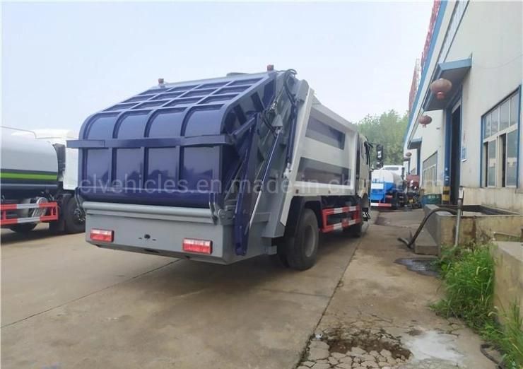 FAW 4X2 190HP 12cbm Refuse Compactor Garbage Waste Compressed Truck