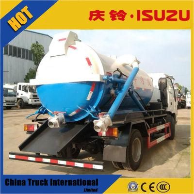 Isuzu Npr 600p 4*2 120HP Sewage Fecal Suction Truck