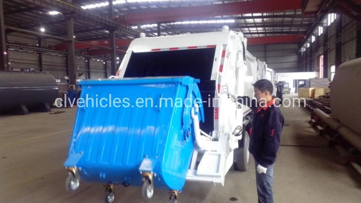 4X2 8ton 10cbm Compression Garbage Tank Refuse Compactor Truck