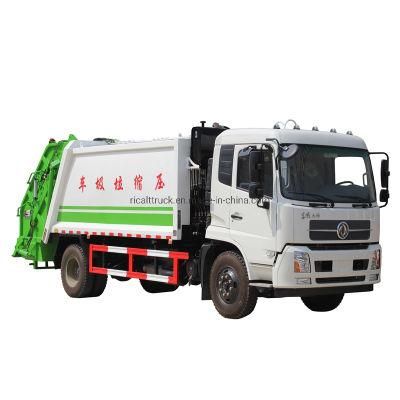 DFAC Garbage Truck Prices 5 Cubic Meters 4X2 Compactor Collection Truck Rubbish Duolika Garbage Truck