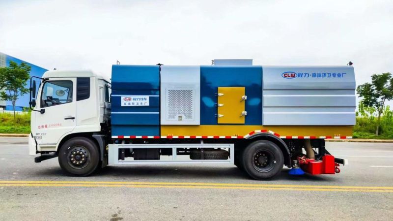 Dongfeng 3000 Liter Water and 7000 Liters Dust Rear Suction Sweeper Truck