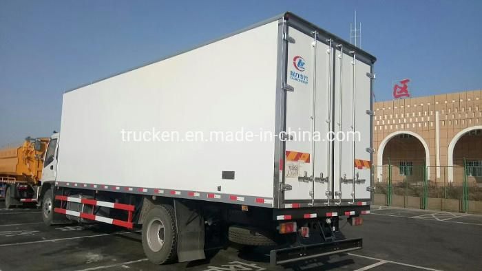Japanese Brand Isuzu Ftr 10tons Freezer Truck Diesel Engine Refrigerated Wagon Refrigerator Car