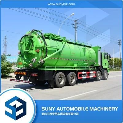 Great Price 24HP Sewage Suction Tanker High Pressure Vacuum Fecal Suction City Pipeline Cleaning Dredging Fecal Suction Truck