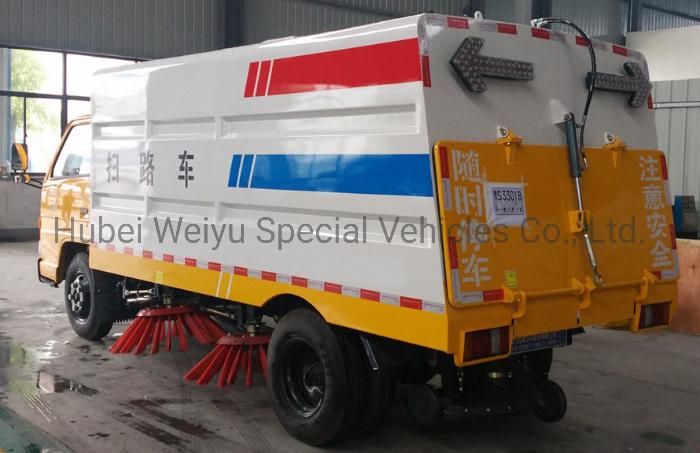Jmc 4X2 3tons Small Street Sweeping Truck 5.5-6m3/Cbm Road Garbage/Dust/Sewage Cleaning Sweeper Machine Vehicle