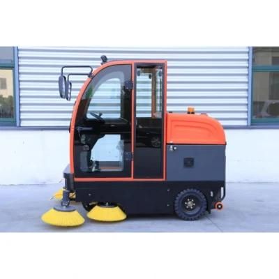 Suntae Electric All-Terrain Sweeping Car Road Unmanned Sweeper Lq-Xs-2000 High Pressure Spray Function Available