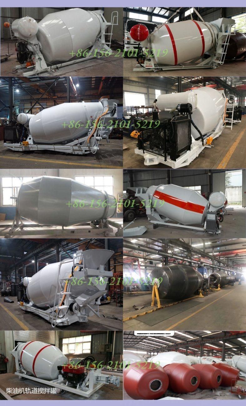 Bueno Brand Material Cement Concrete Mixer Drum for Mitsubishi Nissan Hino Concrete Mixer Truck Chassis