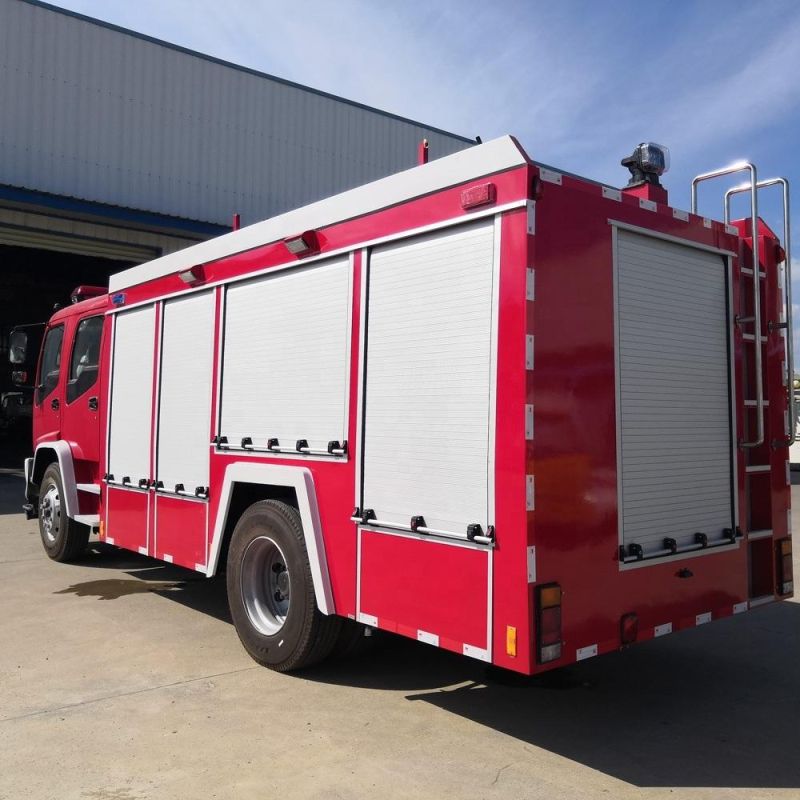 1suzu 4*2 Double Row Cab 6 Wheels Fire Fighting Truck Factory Price for Sale