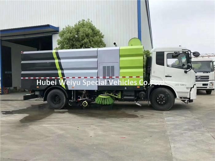 Dongfeng Durable 16cbm 16tons Vacuum Sweeper Truck Road Cleaning