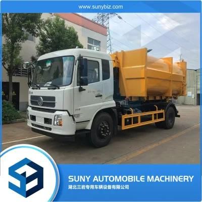 Dongfeng 16-20cbm Hydraulic Compactor Hook Lift Garbage Disposal Truck