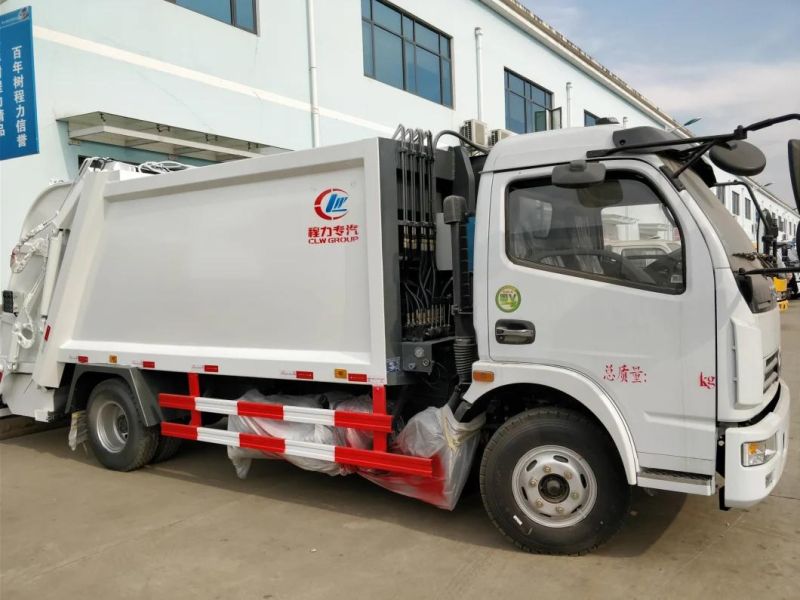 Dongfeng 4X2 8cbm Garbage Truck Compression Garbage Truck