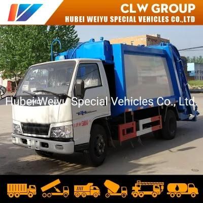 Jmc 4X2 3-4cbm 3000liters-4000liters Garbage Compactor Compression Truck Waste Removal Truck for Sanitation Services