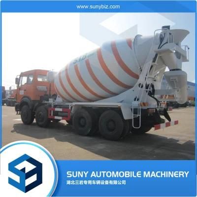 14-15cbm Cement Mixer Truck Mounted Concrete Transport Truck Self-Loading Concrete Mixer Truck