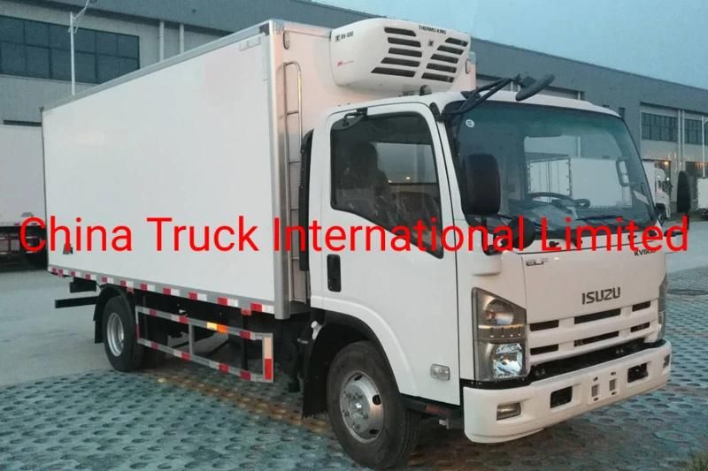 Isuzu Kv600 4*2 120HP Truck with Refrigerated Body