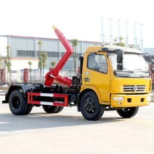 Mini Dongfeng 4*2 Diesel Hydraulic Arm Lifting Garbage Trash Truck