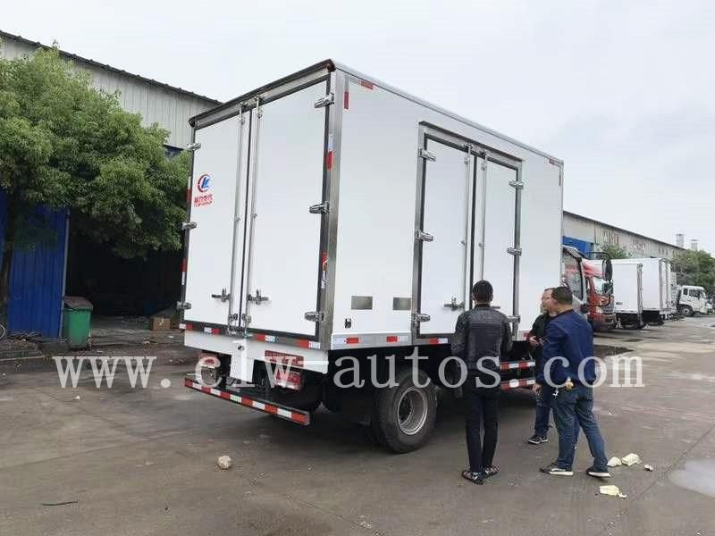 Foton 3tons 4tons 5tons 6tons Fresh Meat Refrigeration Truck 4X2 Ice Cream Refrigerator Van Box Truck